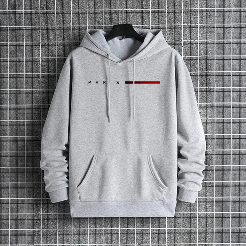 Trendy Mens Hooded Sweatshirt  - Street Fashion Paris 2025 review and price