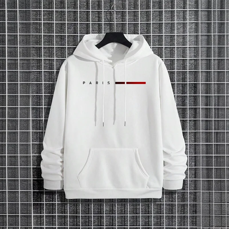 Trendy Mens Hooded Sweatshirt  - Street Fashion Paris 2025 review and price