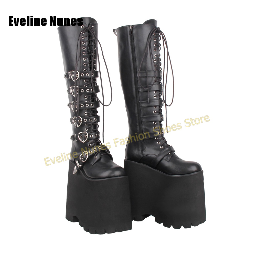 Y2K Gothic Lolita Tall Platfor - Street Fashion Punk review and price