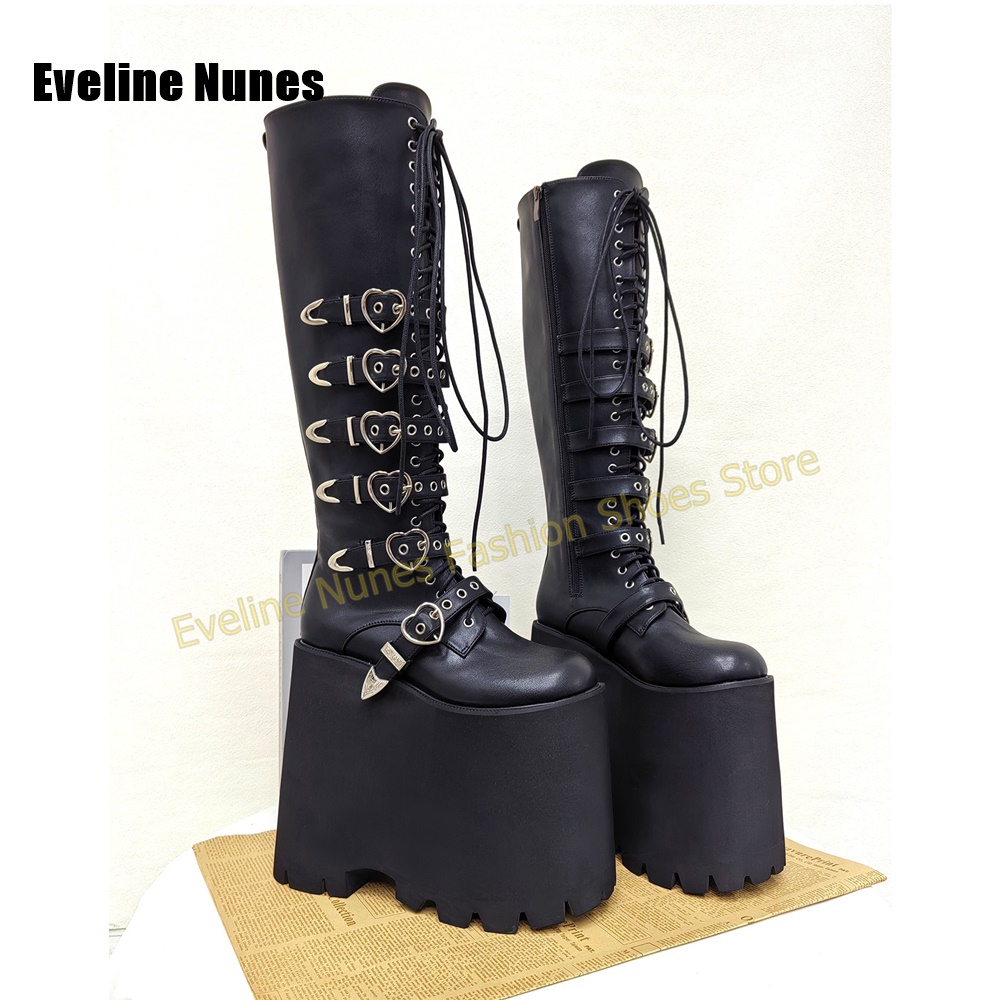Y2K Gothic Lolita Tall Platfor - Street Fashion Punk review and price