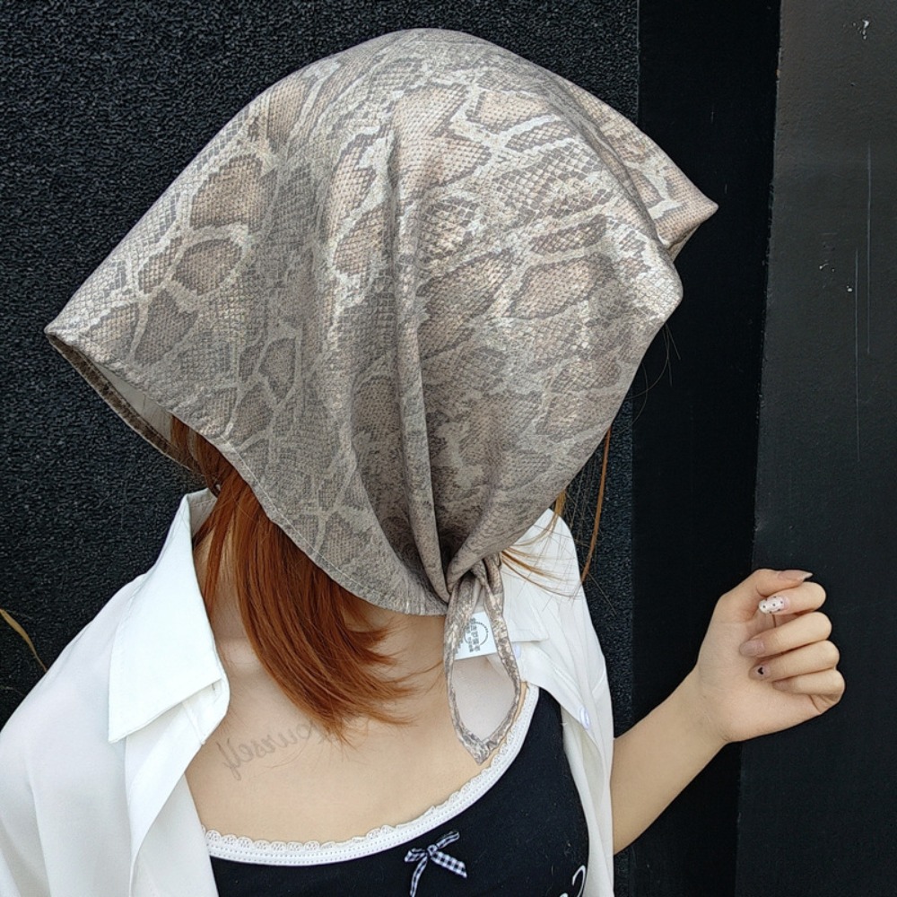 Headwear Y2K Snake Print Hair  - Street Fashion Baggy review and price