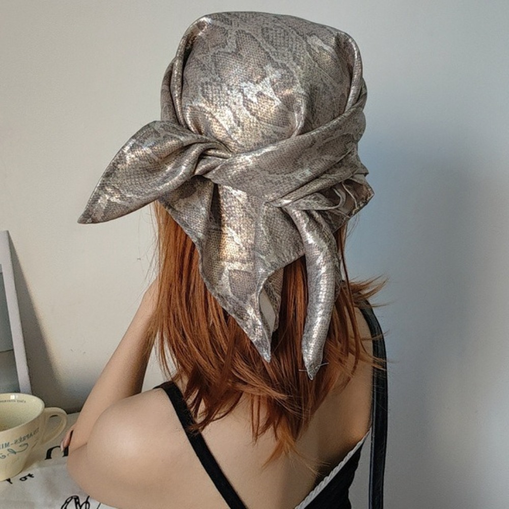 Headwear Y2K Snake Print Hair  - Street Fashion Baggy review and price