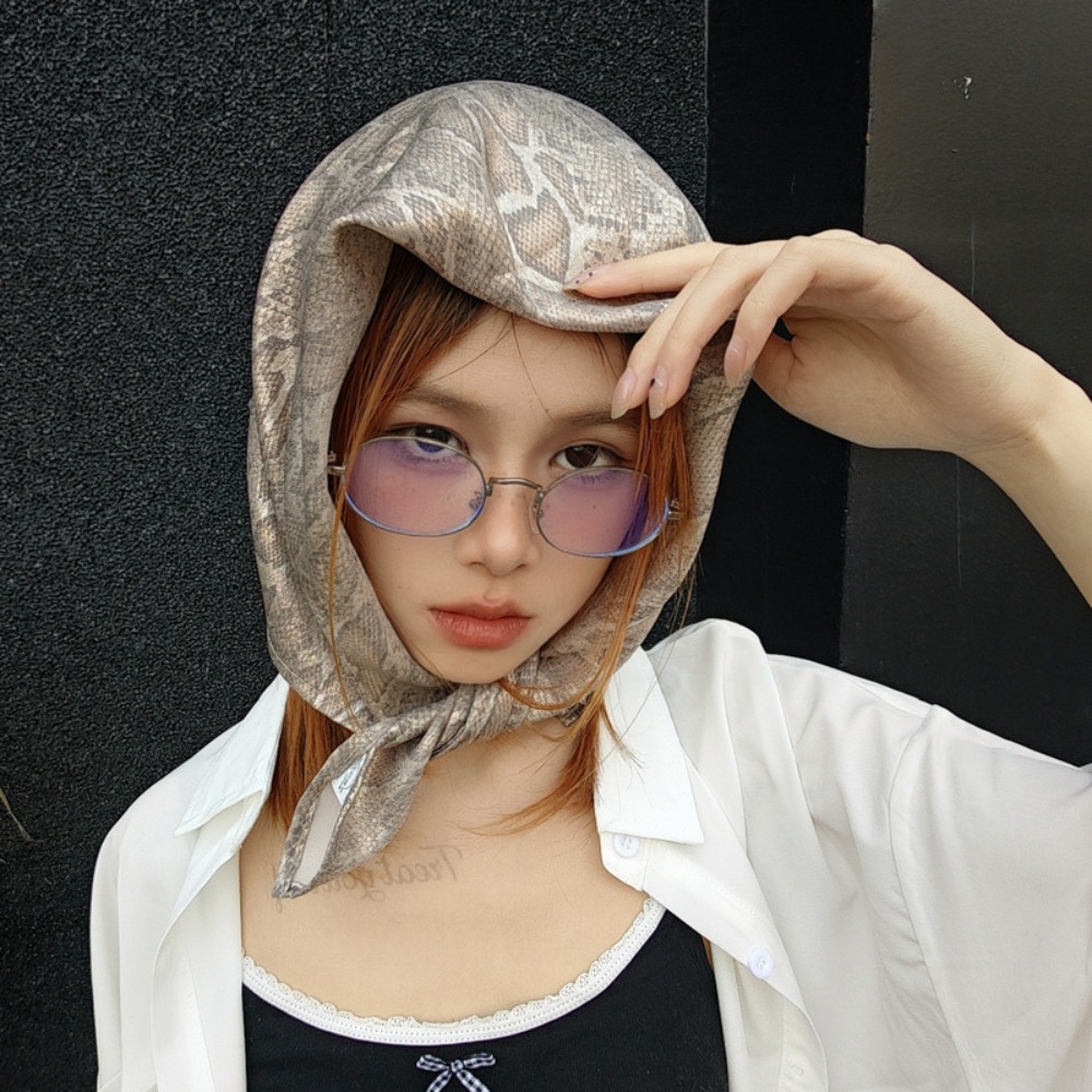 Headwear Y2K Snake Print Hair  - Street Fashion Baggy review and price