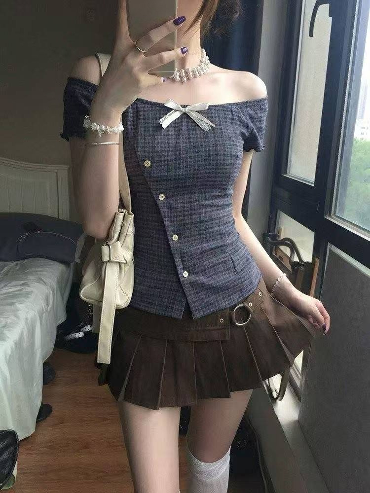 Retro Ruffle Blouse Women Japa - Street Fashion In Japan review and price