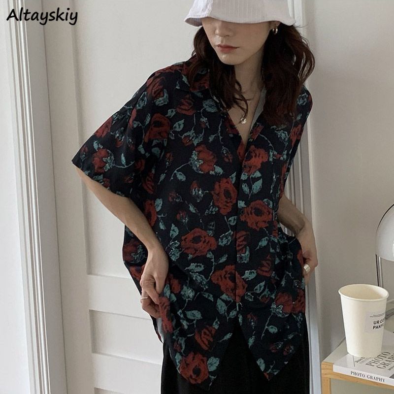 Shirts Women Retro Fashion Sum - Street Fashion Hong Kong review and price