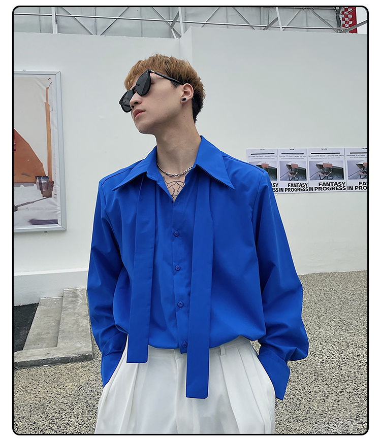 Long Sleeved Shirt Men's Korea - Street Fashion Hong Kong review and price