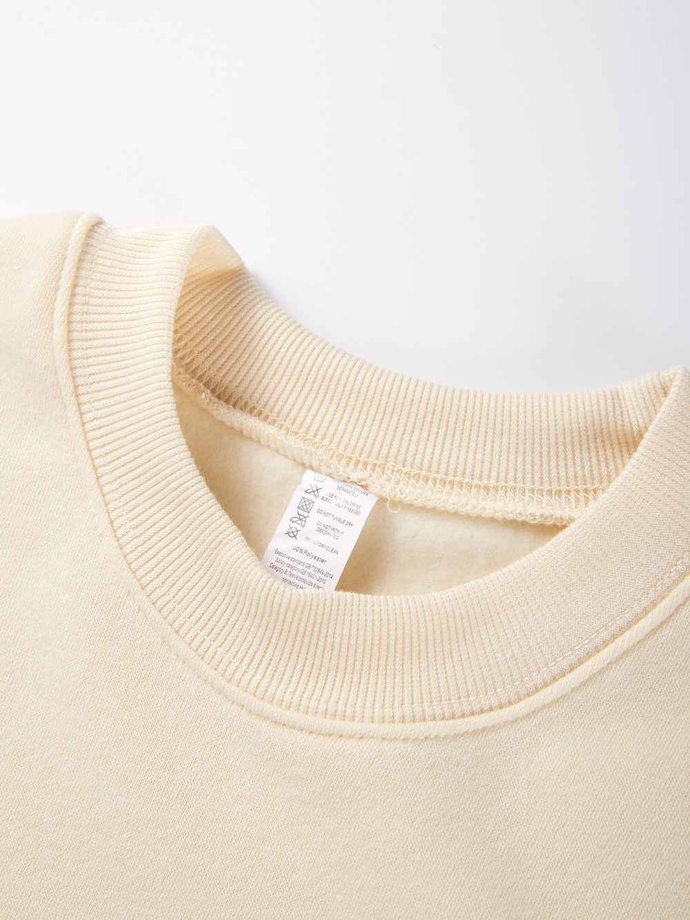 Korean Oversized Solid Color W - Oversized Crewneck Fleece review and price