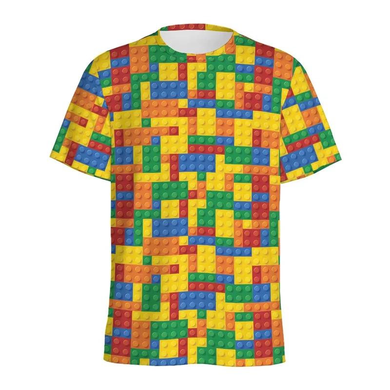 Retro Building Block 3D Printe - Street Fashion Videos review and price