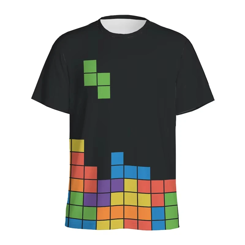 Retro Building Block 3D Printe - Street Fashion Videos review and price