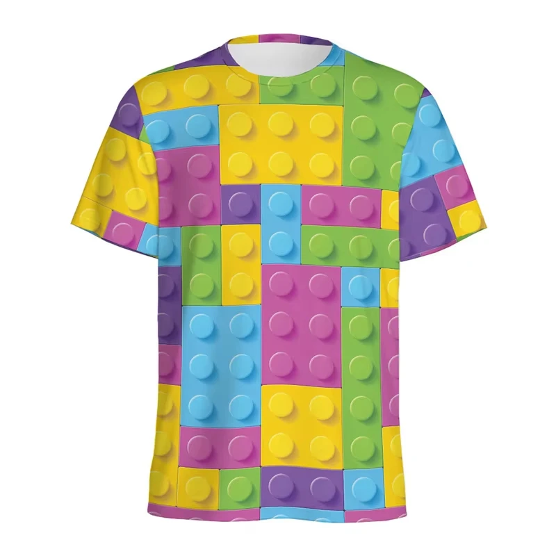 Retro Building Block 3D Printe - Street Fashion Videos review and price