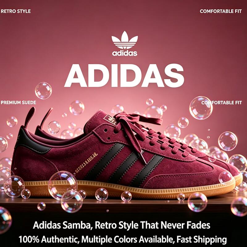 Adidas samba Trefoil Unisex Lo - Street Fashion Hong Kong review and price