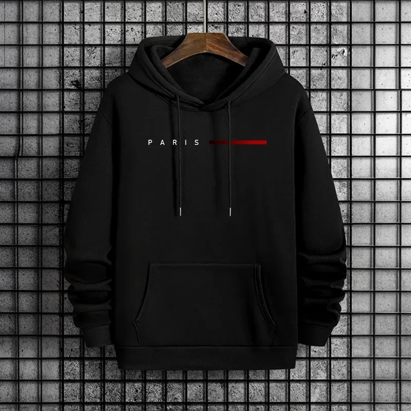Trendy Mens Hooded Sweatshirt  - Street Fashion Paris 2025 review and price