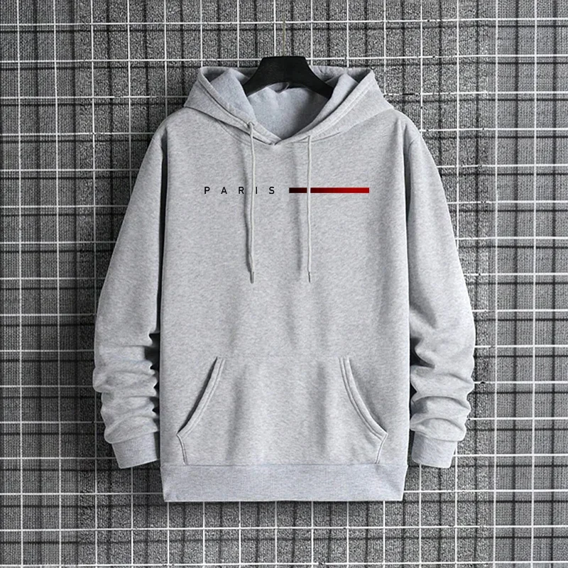 Trendy Mens Hooded Sweatshirt  - Street Fashion Paris 2025 review and price