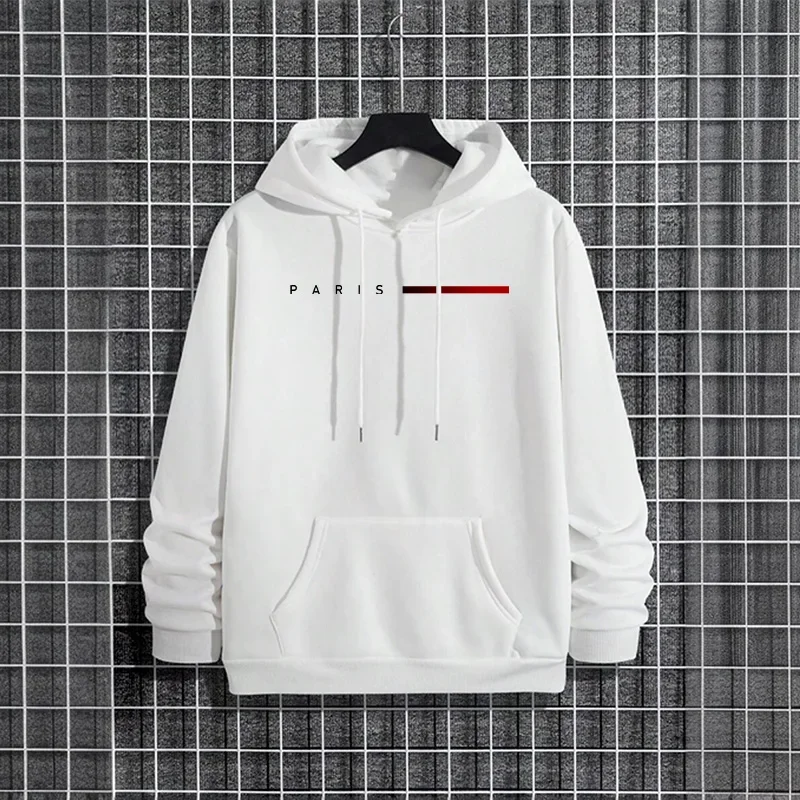 Trendy Mens Hooded Sweatshirt  - Street Fashion Paris 2025 review and price