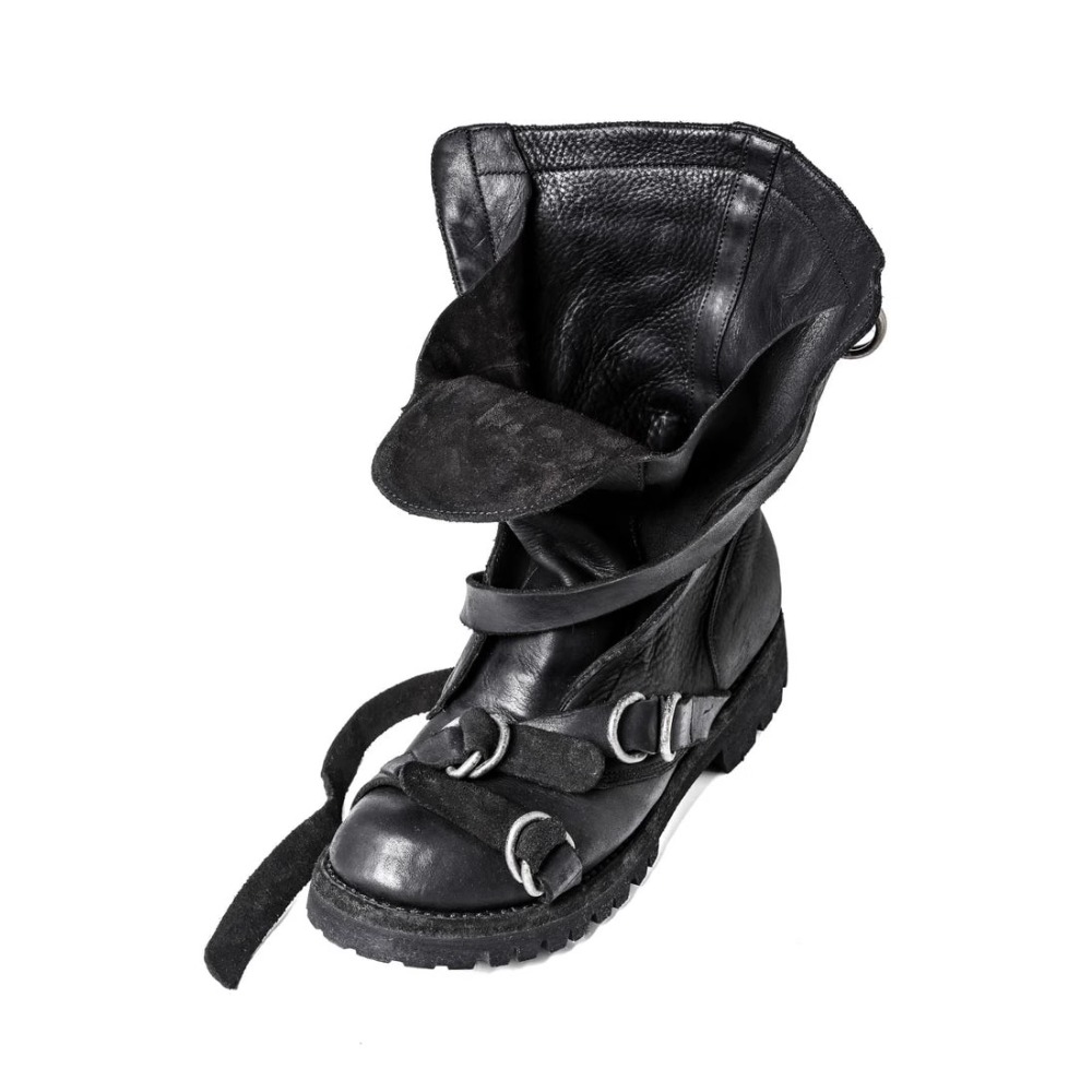 Men's Leather Motorcycle Boots - Street Fashion Punk review and price